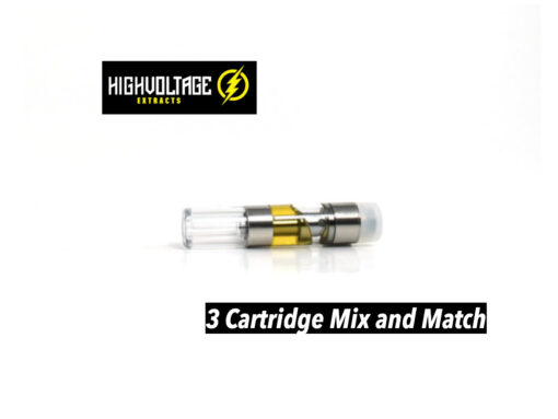 3 High Voltage Extracts Sauce Cartridges – Mix and