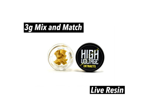 3g High Voltage Extracts Live Resin – Mix and Match