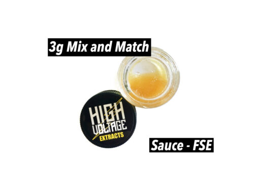 3g High Voltage Extracts Sauce – Mix and Match